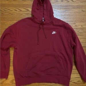 Nike Men's Red Hoodie